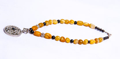 Yellow Aventurine Leo Re’u Gemstone Necklace